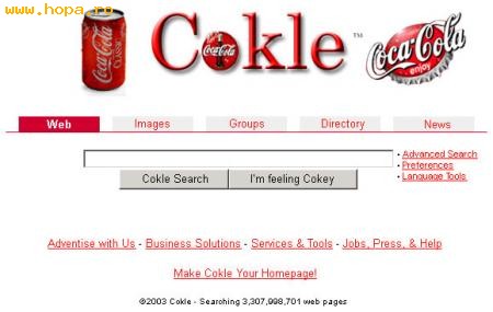 Reclame - Cokle search