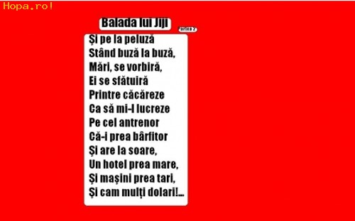 Din Romania - Balada lu Jiji numaru 2