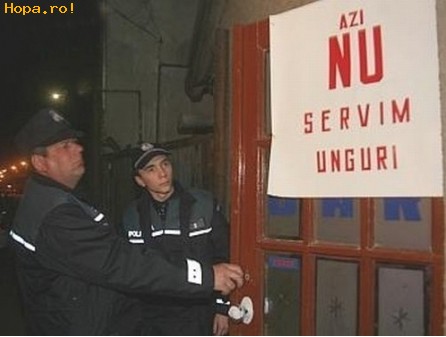 Din Romania - Azi nu servim....!