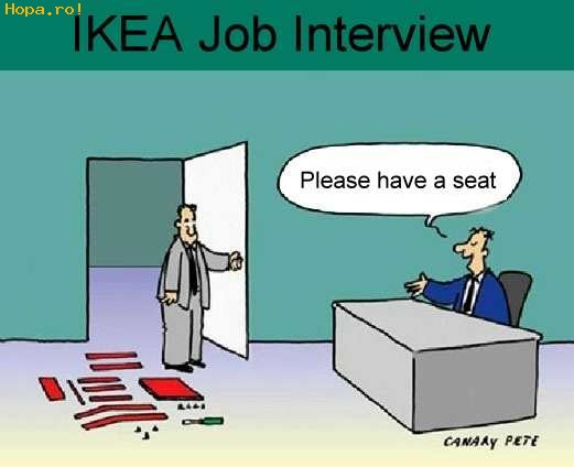 Caricaturi - Interviu IKEA