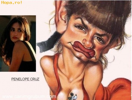 Caricaturi de personaje - Penelope Cruz