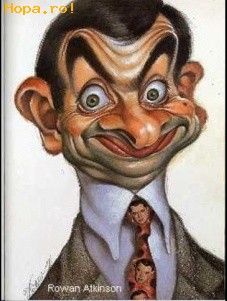 Caricaturi de personaje - Rowan Atkinson