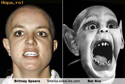 Celebritati - Asemanare: Britney si Bat Boy