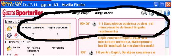 Sport - GSP - Deco, cat e scorul pana la urma?