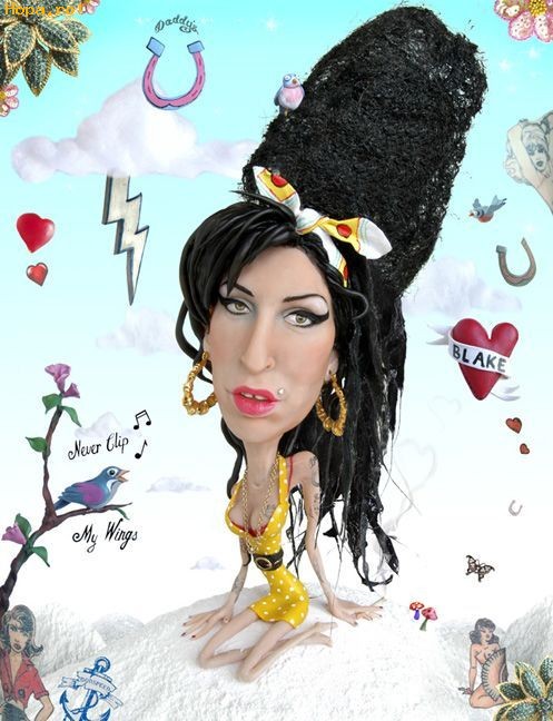 Caricaturi de personaje - Amy Winehouse