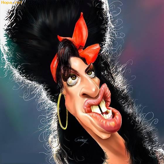 Caricaturi de personaje - Amy Winehouse