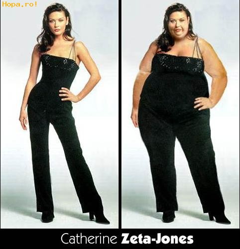 Celebritati - Asa ar arata Catherine Zeta Jones grasa