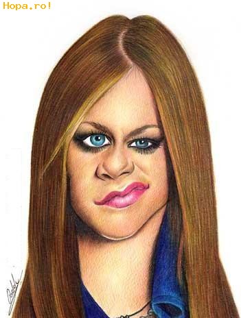Caricaturi de personaje - Avril Lavigne
