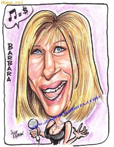 Caricaturi de personaje - Barbra Streisand