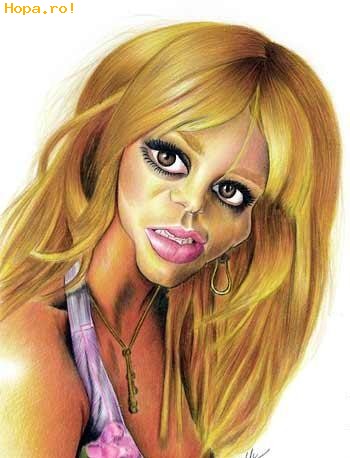 Caricaturi de personaje - Britney Spears