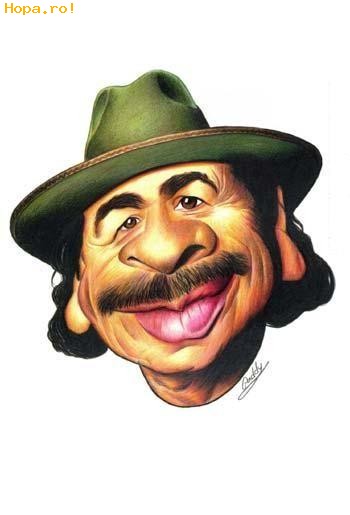 Caricaturi de personaje - Carlos Santana