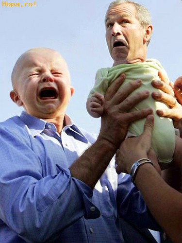 Celebritati - George Bush cand era copil