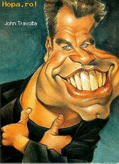 Caricaturi de personaje - John Travolta