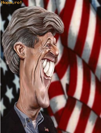 Caricaturi de personaje - John Kerry