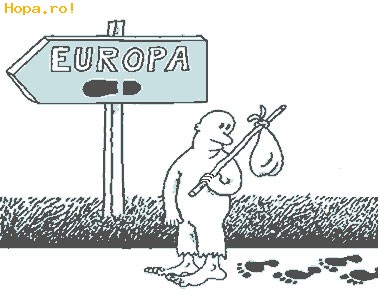 Caricaturi - Romania in Europa