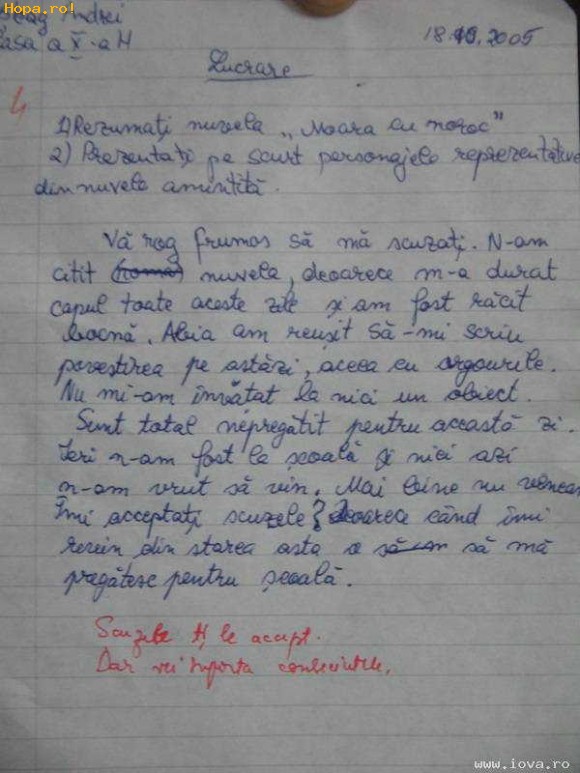Din Romania - Imi cer scuze