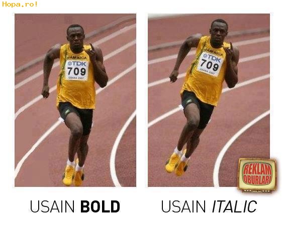 Sport - Versiuni Usain Bolt