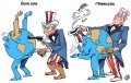 Caricaturi - Era lui Bush vs Era lui Obama