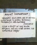 Anunturi - Anunt important