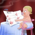Caricaturi - Meniul bebelusului