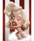 Caricaturi de personaje - Marilyn Monroe