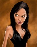 Caricaturi de personaje - Angelina Jolie