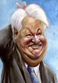 Caricaturi de personaje - Boris Yeltsin