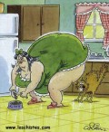 Caricaturi - I-a pierit pofta de mancare