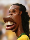 Caricaturi de personaje - Ronaldinho 