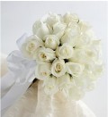 Flori - Buchet din trandafiri albi